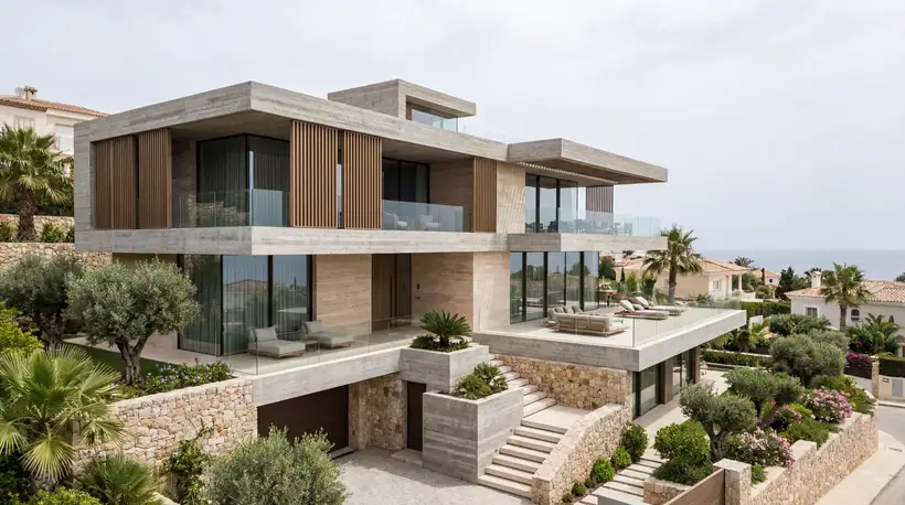 Villa — mimari görselleştirme, CG Crafts Studio