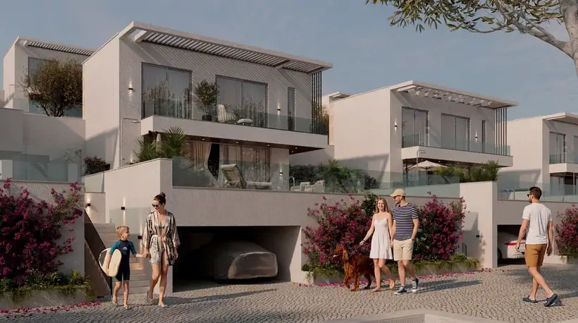 İkiz villa — mimari görselleştirme, CG Crafts Studio