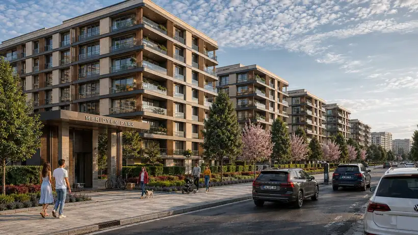 Meridyen Park Evleri — mimari görselleştirme, CG Crafts Studio