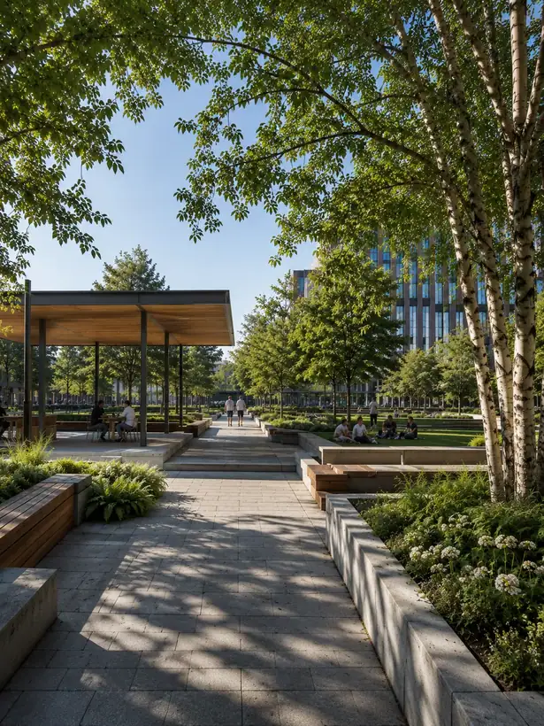 Park tasarımı — mimari görselleştirme, CG Crafts Studio