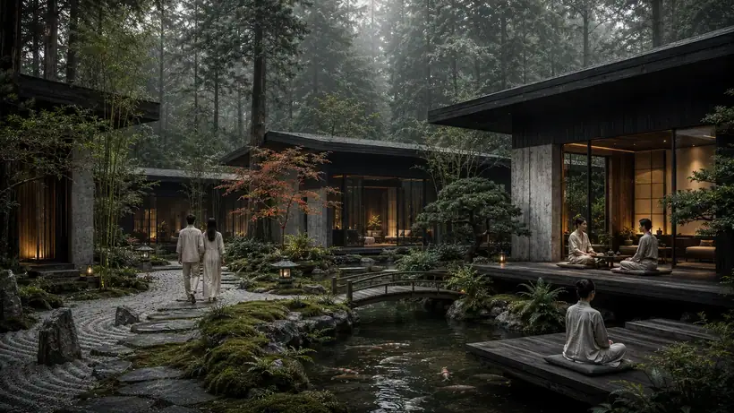 Spa merkezi — mimari görselleştirme, CG Crafts Studio