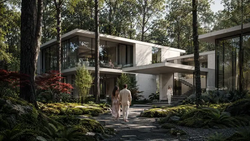 Villa — mimari görselleştirme, CG Crafts Studio