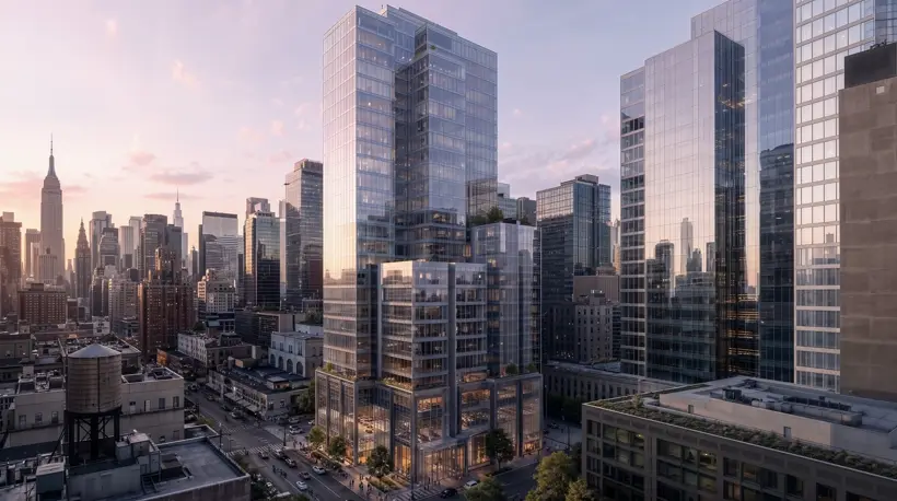 New York gün batımı — mimari görselleştirme, CG Crafts Studio