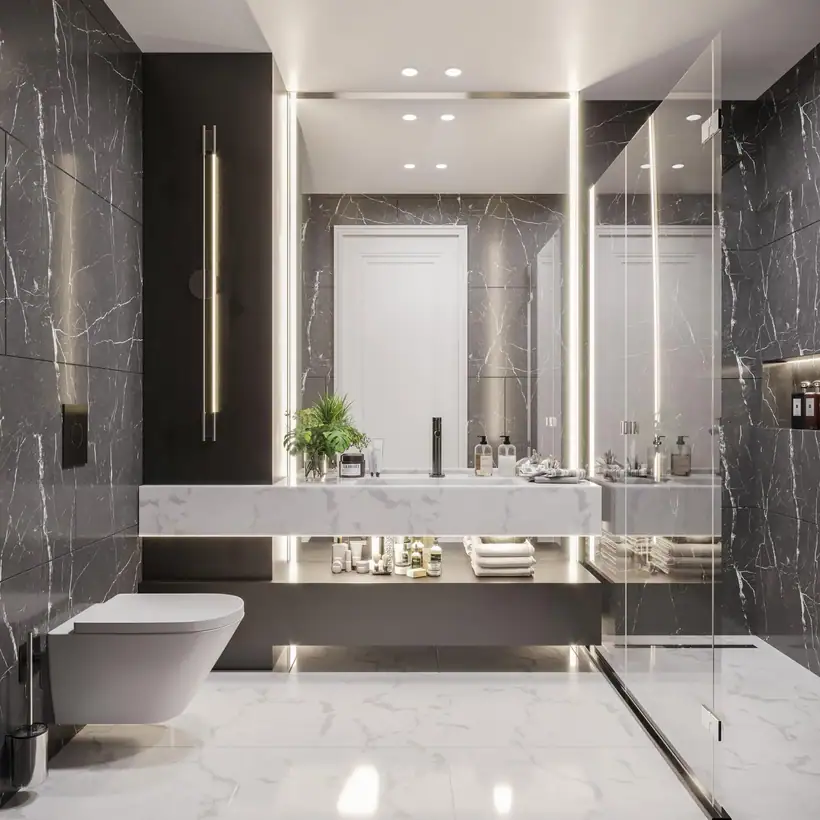 Banyo — mimari görselleştirme, CG Crafts Studio