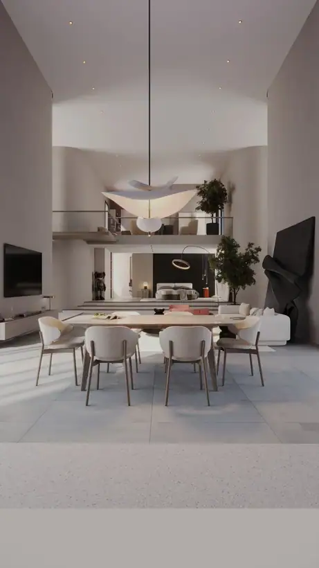 Salon — mimari görselleştirme, CG Crafts Studio