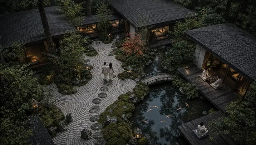 Spa merkezi — mimari görselleştirme, CG Crafts Studio
